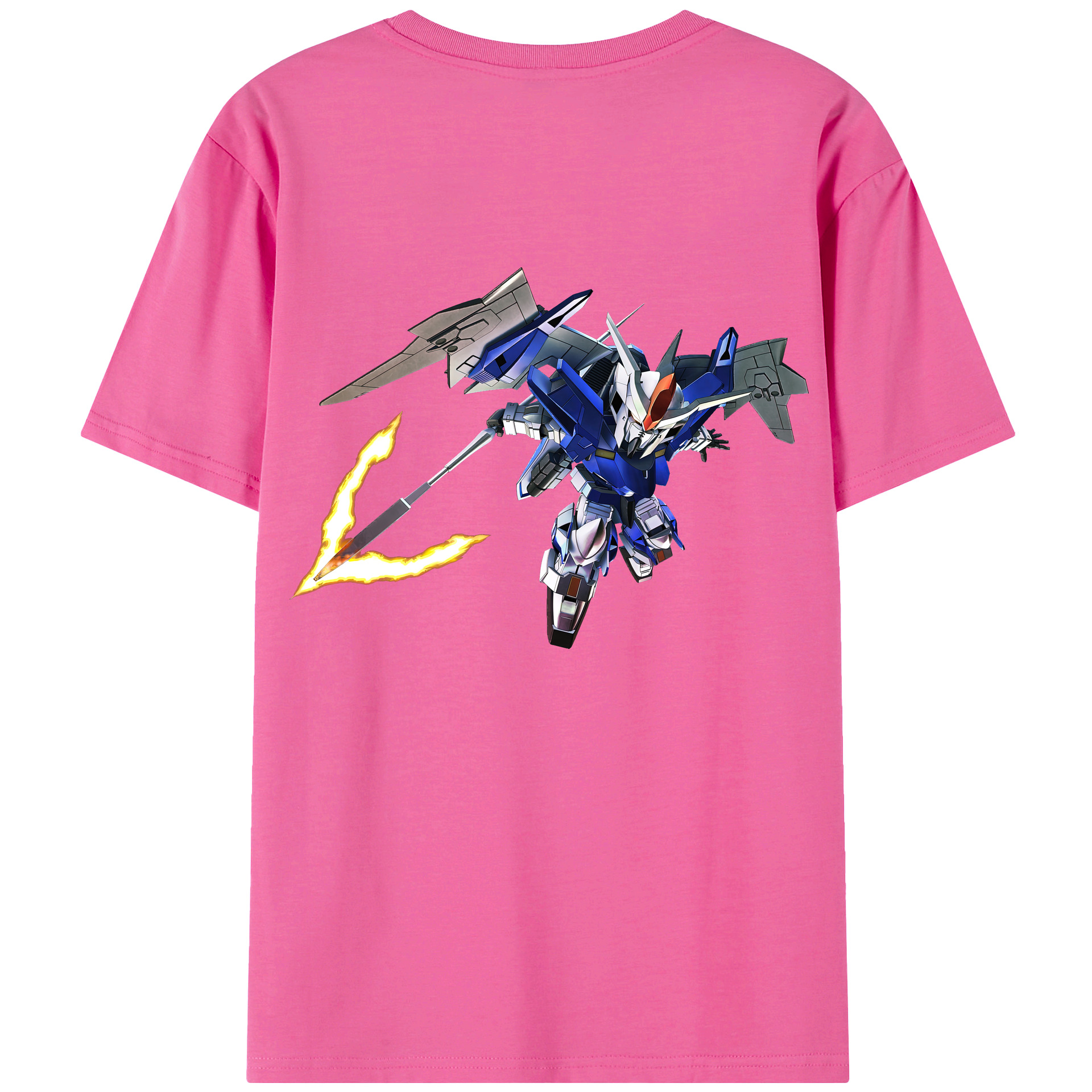（画像用） 機動戦士ガンダム Mobile Suit Gundam レディース半袖Tシャツ(バックプリント)